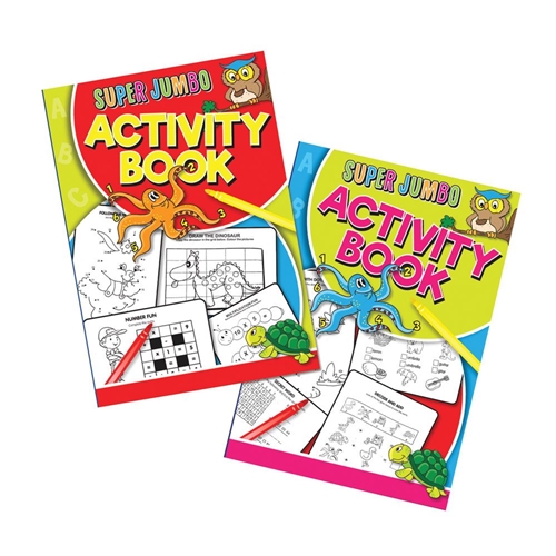 Super Jumbo Activity Book - Blue