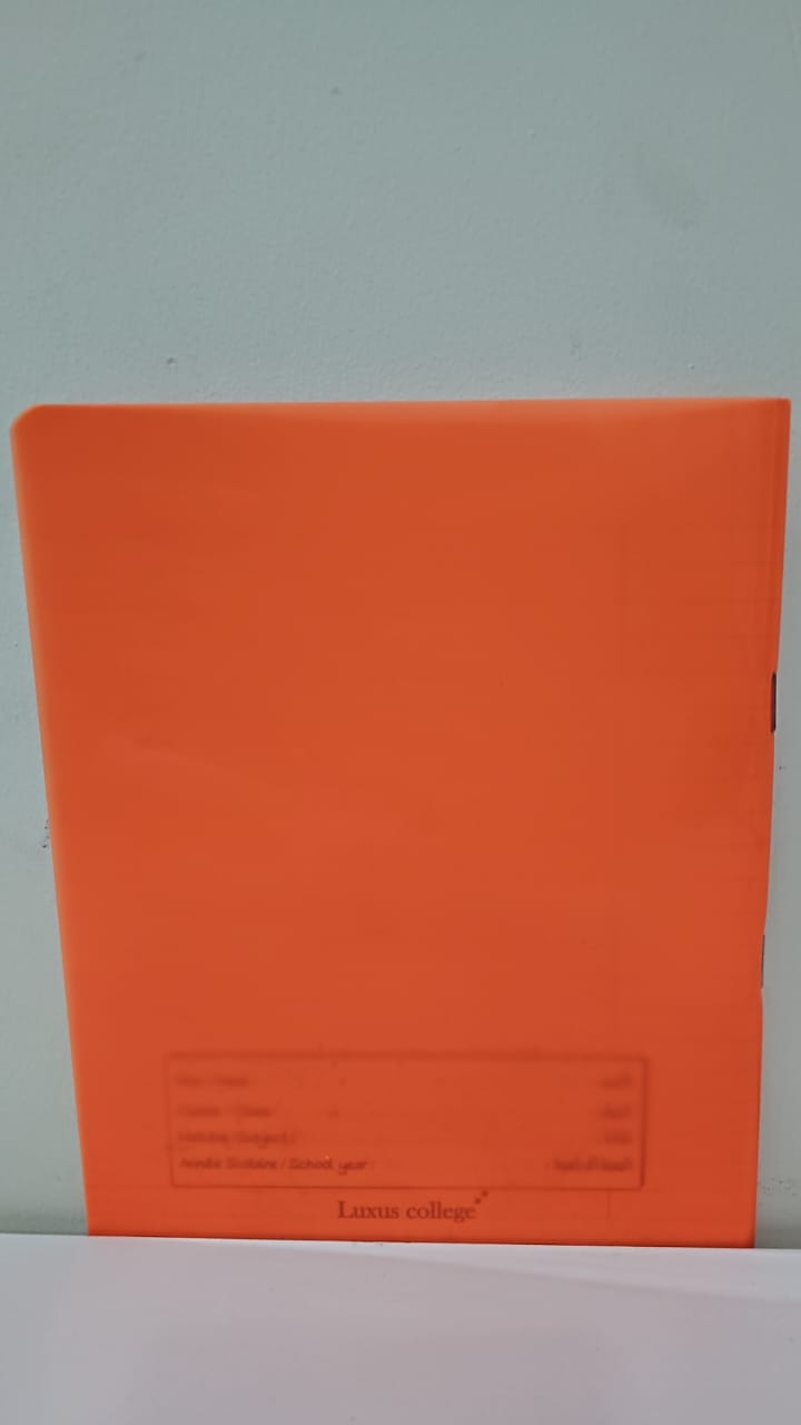Copybook - A5 - 1 Subject - Paperback - Single Line (Arabic) - 48 Pages - Thick Outside Cover - Opens from the Right