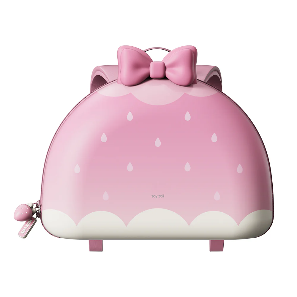 Dream Series – Strawberry Pink | Bow-Top 3D Kids Backpack