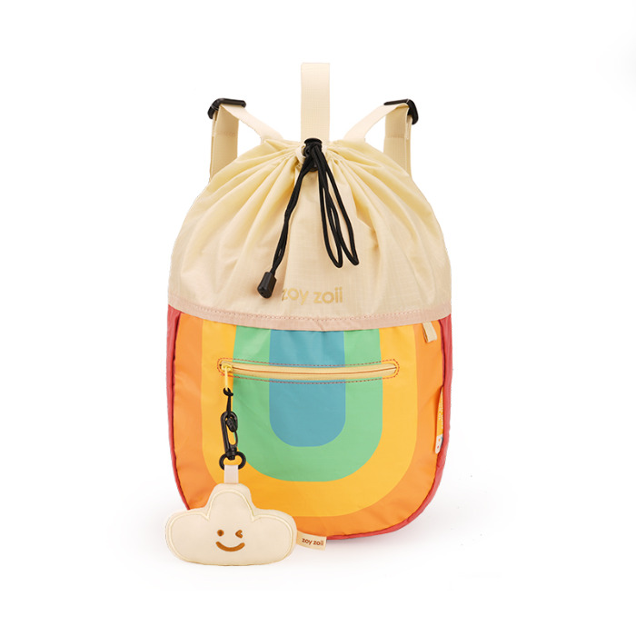 Drawstring Bag – Rainbow | Lightweight, Colorful Everyday Backpack