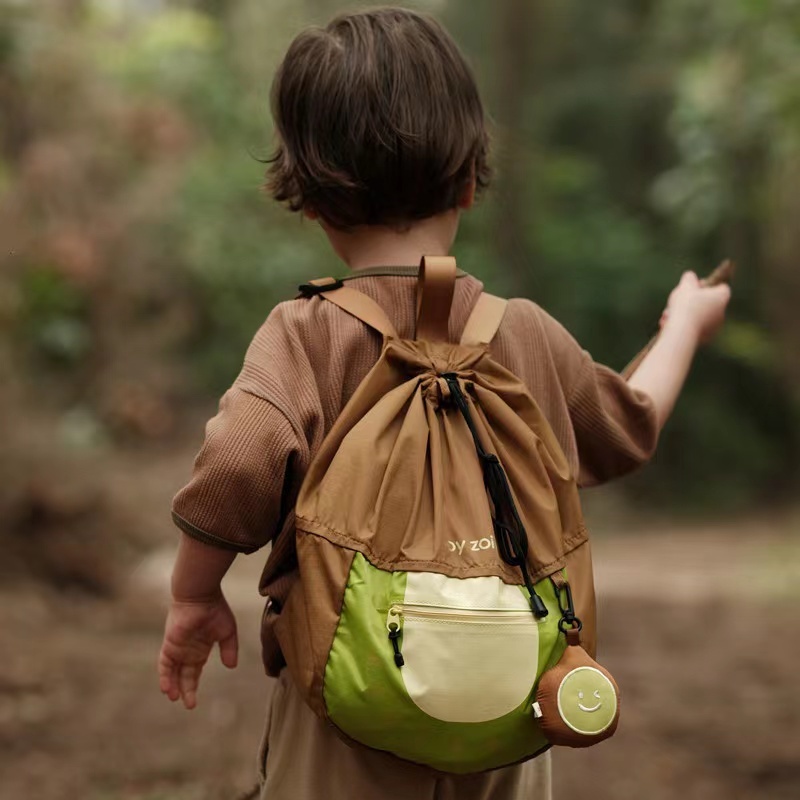 Drawstring Bag – Kiwi Fruit | Nature-Inspired Kids Adventure Backpack