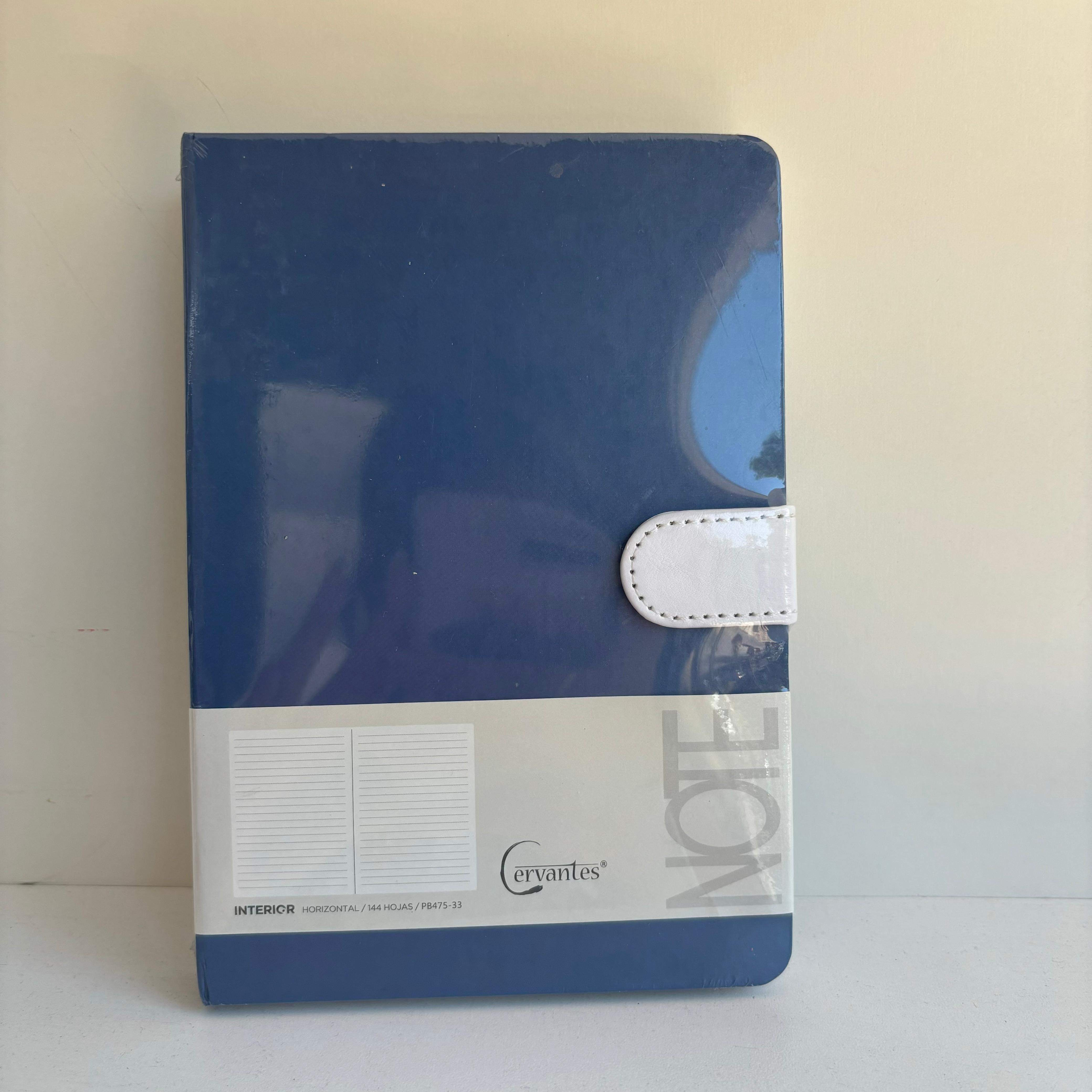 Notebook Blue with Pin