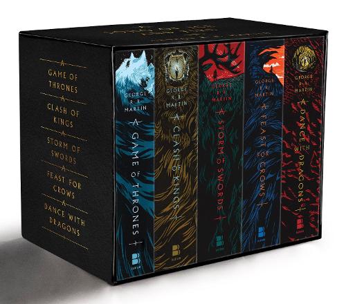 George R. R. Martin's A Game of Thrones 5-Book Boxed Set (Song of Ice and Fire Series): A Game of Thrones, A Clash of Kings, A Storm of Swords, A Feast for Crows, and A Dance with Dragons