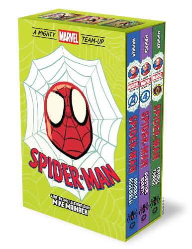 Spider-Man: A Mighty Marvel Team-Up 3-Book Box Set: 3 Original Graphic Novels: Animals Assemble!, Quantum Quest!, Cosmic Chaos! - A Mighty Marvel Team-Up (Multiple items, slip-cased)