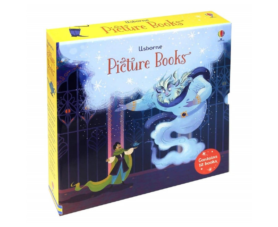 Usborne 12 Classics Picture Books Collection Box Set (Elves & The Shoemaker, The Wind in the Willows, Under the Sea, The Gingerbread Man, On A Pirate Ship, Goldilocks and the Three Bears And MORE!)