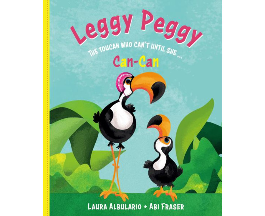 Leggy Peggy: The toucan who can't, until she cancan