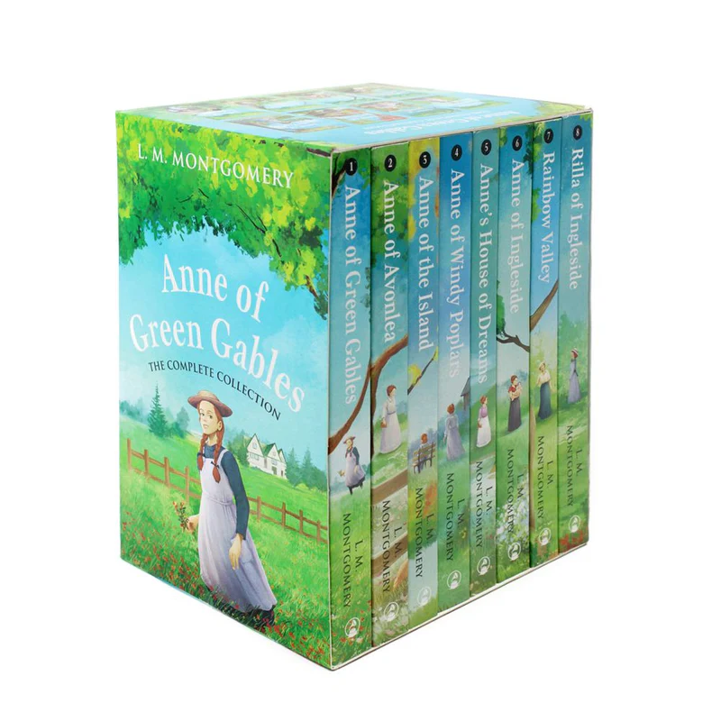 The Complete Collection Anne Of Green Gables 8 Books Set: Anne Of Green Gables, Anne Of Avonlea, Anne Of The Island, Anne Of Windy Poplars, Anne's House Of Dreams, Anne Of Ingleside, Rainbow Valley & Rilla Of Ingleside