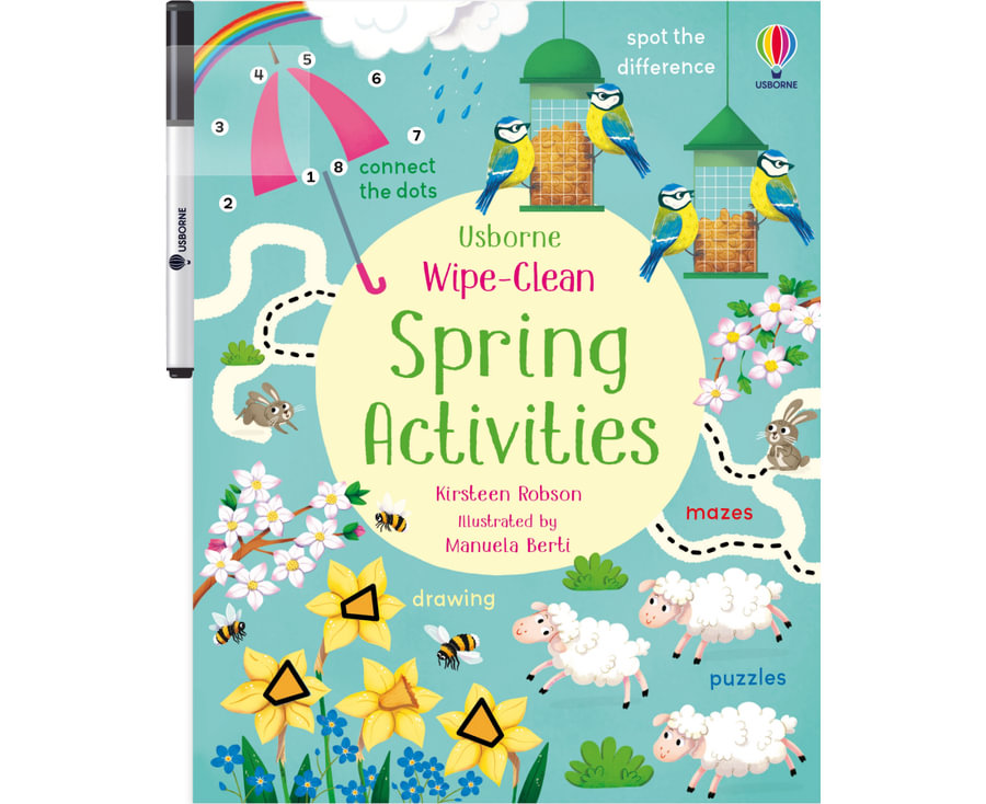 Wipe-Clean Spring Activities