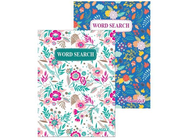Floral Wordsearch, 7"x5" Size