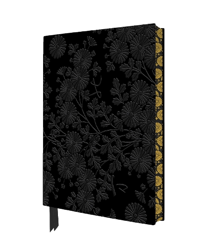 Uematsu Hobi: Box Decorated with Chrysanthemums Artisan Art Notebook (Flame Tree