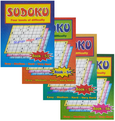 Sudoku Book - 4 Levels of Difficulty