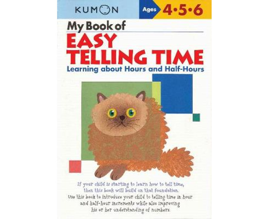 Kumon My Book of Easy Telling Time
