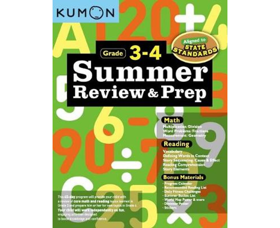 Kumon Summer Review and Prep 3-4