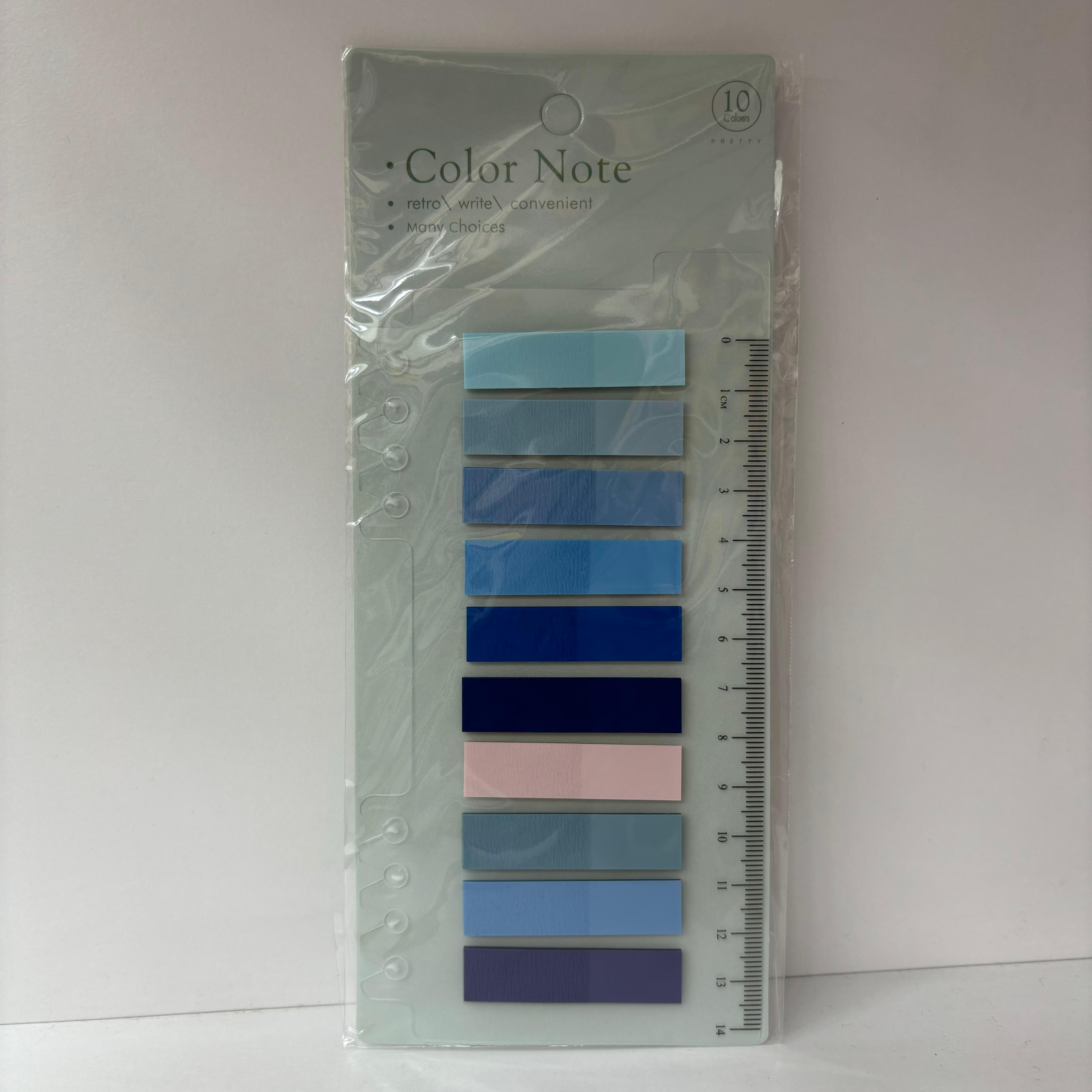 Sticky Book Tabs - Blue Shades